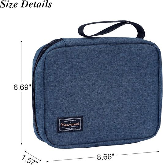 20 Watch Bands Storage Carrying Case Compatible with Watches,Expandable Watch Band Holder Stores 20 Watch Bands Fit for Most Sizes of Watch Straps,Organizer for Watch Bands, Bag Only (Blue)